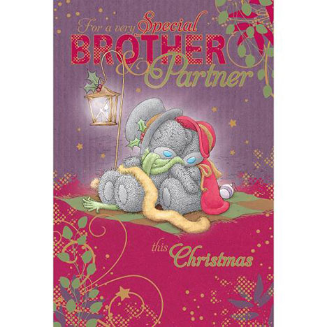 Brother And Partner Me to You Bear Christmas Card £2.49